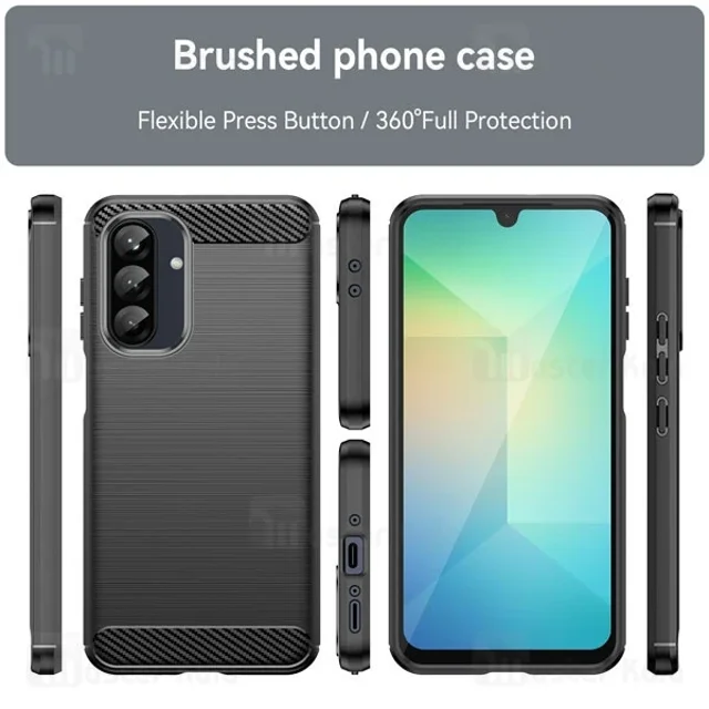 قاب فیبر کربنی سامسونگ Samsung Galaxy A36 Rugged Armor Fiber Carbon - تصویر 3