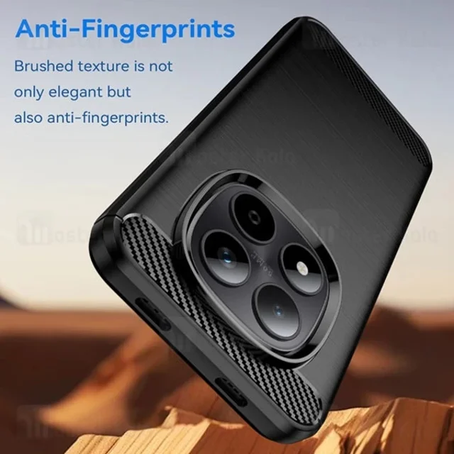 قاب فیبر کربنی شیائومی Xiaomi Redmi Note 15 Pro Plus 5G Rugged Armor Fiber Carbon - تصویر 4