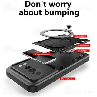 قاب ضد ضربه مگنتی گوگل Google Pixel 8 Pro Magnetic Support Case دارای محافظ دوربین - تصویر 3