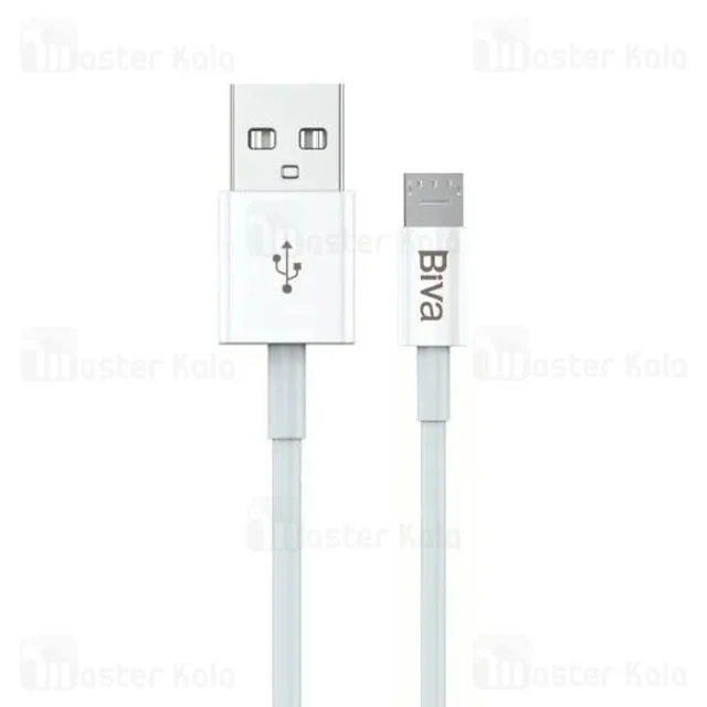 کابل میکرو یو اس بی بیوا Biva C-10V طول 1.2 متر شدت جریان 2.4 آمپر - تصویر 2
