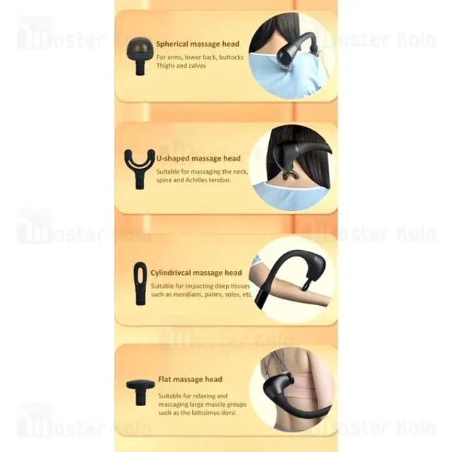 ماساژور تفنگی پرودو Porodo Extended Massage Gun PD-TMSHMR - تصویر 8