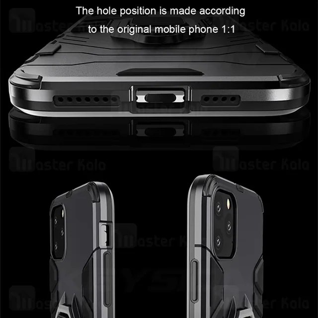 گارد ضد ضربه انگشتی Apple iPhone 11 Pro Max KEYSION ShockProof Armor Ring - تصویر 7