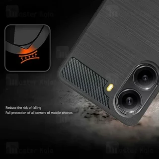 قاب فیبر کربنی شیائومی Xiaomi Redmi Turbo 4 / Poco X7 Pro 5G Rugged Armor Fiber Carbon - تصویر 4