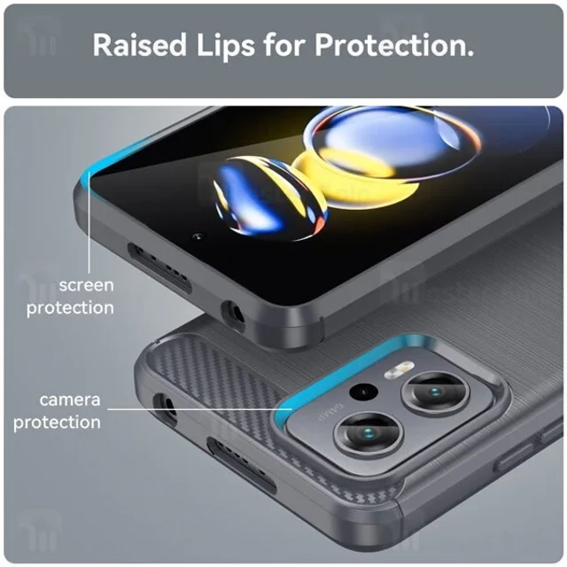 قاب فیبر کربنی شیائومی Xiaomi Redmi A1 Rugged Armor Fiber Carbon - تصویر 4