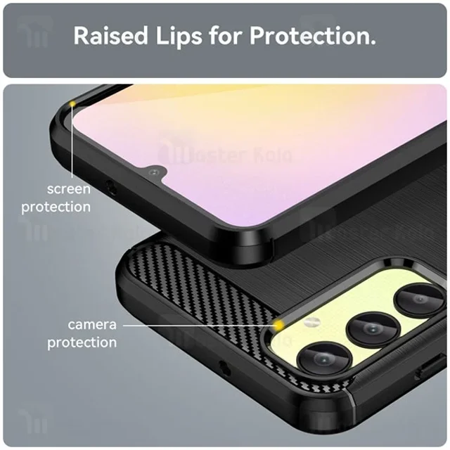 قاب فیبر کربنی سامسونگ Samsung Galaxy A35 Rugged Armor Fiber Carbon - تصویر 4