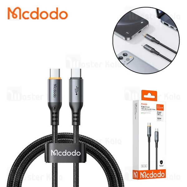 کابل Type-C به Type-C مک دودو Mcdodo CA-2040 طول 1.2 متر توان 100 وات