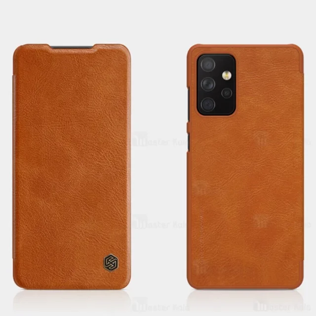 کیف چرمی نیلکین سامسونگ Samsung Galaxy A72 / A72 5G Nillkin Qin Leather Case - تصویر 4