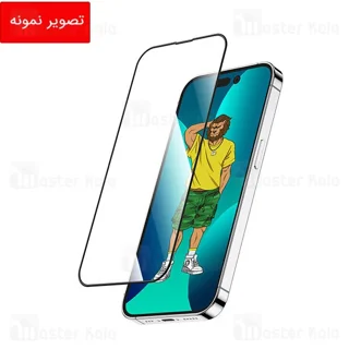 گلس تمام صفحه تمام چسب آیفون گرین لاین Apple iPhone 14 Plus Green Lion 3D Silicone Plus - تصویر 3