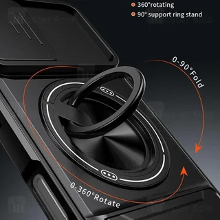 قاب ضد ضربه مگنتی Apple iPhone 16 Magnetic Multifunctional Case دارای محافظ دوربین - تصویر 6
