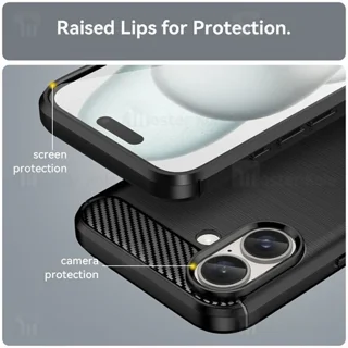 قاب فیبر کربنی آیفون Apple iPhone 17 Rugged Armor Fiber Carbon - تصویر 4