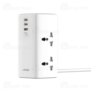 چند راهی برق و شارژر الدینیو Ldnio SC4383 GaN دارای 3 پورت - تصویر 2