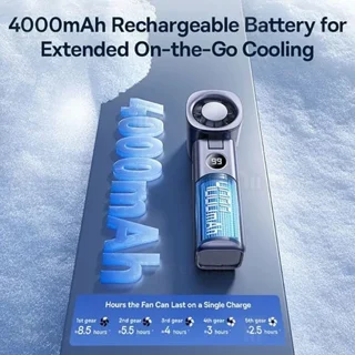 پنکه دستی بیسوس Baseus GoTrip DT1 c10272301813 - تصویر 7