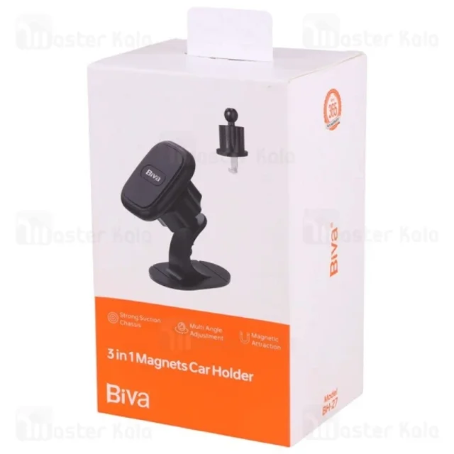 هولدر چندکاره بیوا Biva BH-27 Magnets Car Holder مگنتی - تصویر 5