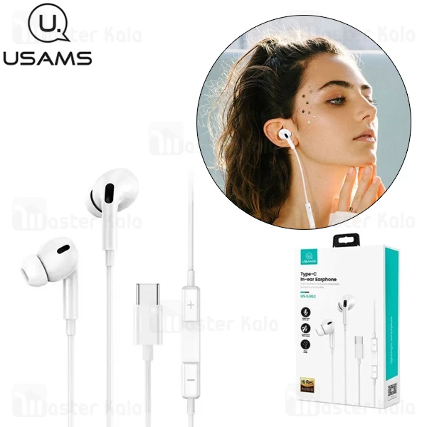 هندزفری سیمی یوسمز Usams EP41 Type-C in-Ear Earphone US-SJ452 با کانکتور Type C
