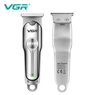 ماشین اصلاح موی سر و صورت وی جی ار مدل PROFESSIONAL V_071 با تیغه استیل ضد زنگ، باتری - تصویر 2