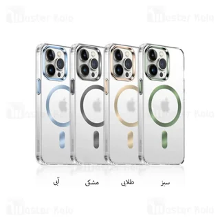 قاب محافظ مگ سیف گرین لاین آیفون Apple iPhone 13 Pro Green Lion Matt Magsafe 2 - تصویر 2
