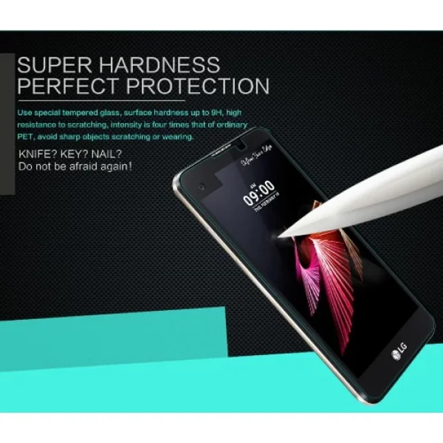 محافظ صفحه نمایش شیشه ای نیلکین ال جی Nillkin H Glass LG X Screen / K500Y - تصویر 6