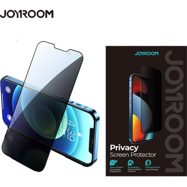 محافظ صفحه نمایش فول، سرامیکی و حریم شخصی گوشی موبایل جوی روم مناسب Apple iPhone 17 Pro - تصویر 3