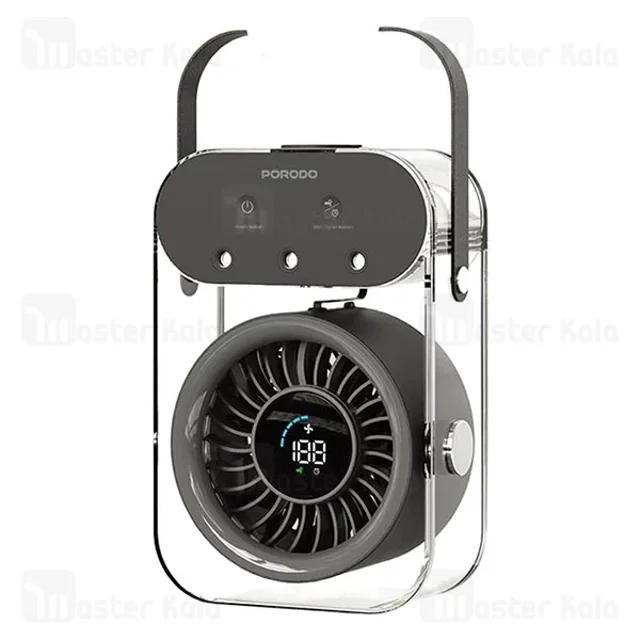 پنکه رومیزی پرودو Porodo Lifestyle Chillo Aqua PDLFSTZH26BK - تصویر 3