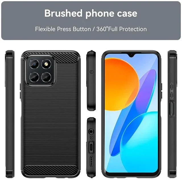 قاب فیبر کربنی Honor X6a Rugged Armor Fiber Carbon - تصویر 3