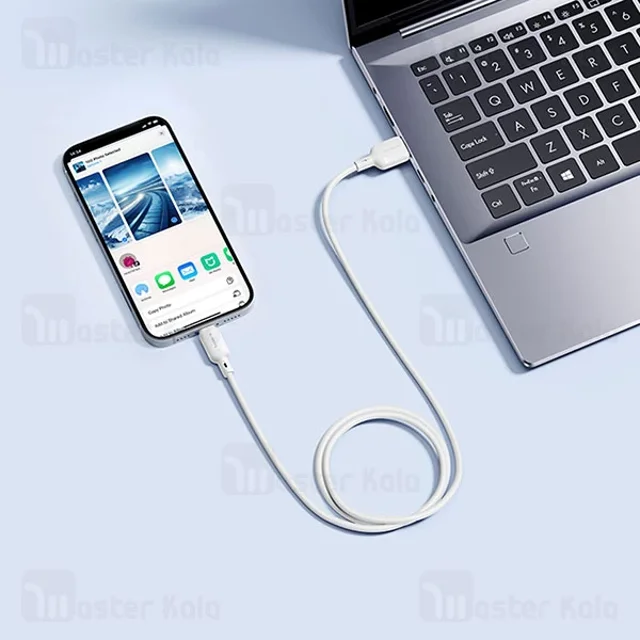 کابل لایتنینگ بیسوس Baseus Silky Series P10377702213 طول 1 متر شدت جریان 2.4 آمپر - تصویر 6