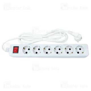 چند راهی برق پارت الکتریک Part Electric PE658 طول 3 متر - تصویر 4