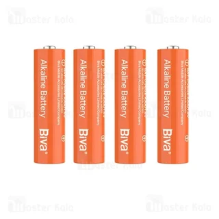 پک 4 تایی باتری قلمی بیوا Biva BAT-01 Alkaline Battery - تصویر 2