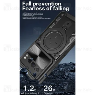قاب ضد ضربه مگنتی گوگل Google Pixel 8 Pro Magnetic Support Case دارای محافظ دوربین - تصویر 2