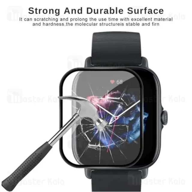 محافظ صفحه ساعت هوشمند شیائومی ‏Xiaomi GTS 4 PMMA TPU Screen Protector - تصویر 2