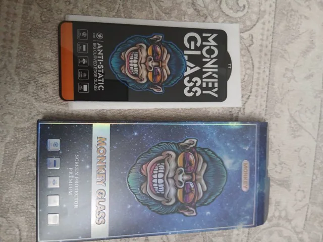 گلس تمام صفحه تمام چسب مانکی Samsung A51 / A52 / A52s / A53 Monkey Anti Static Glass - تصویر 7