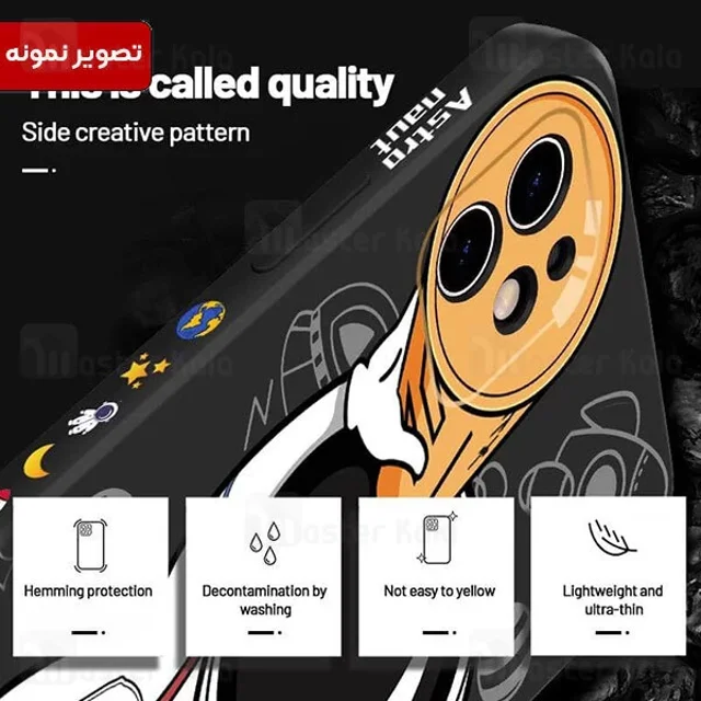 قاب فانتزی آیفون Apple iPhone 11 Pro Max طرح فضانورد تلسکوپی - تصویر 3