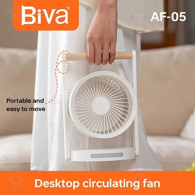 پنکه رومیزی شارژی بیوا Biva FA-05 Portable Desktop Cycle Fan - تصویر 4
