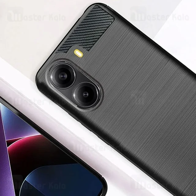 قاب فیبر کربنی شیائومی Xiaomi Redmi Turbo 4 / Poco X7 Pro 5G Rugged Armor Fiber Carbon - تصویر 3