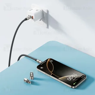 کابل Type-C به Type-C بیوا Biva C-36CC Zinc Alloy Lanyard Data Cable طول 1.2 متر توان 60 - تصویر 4