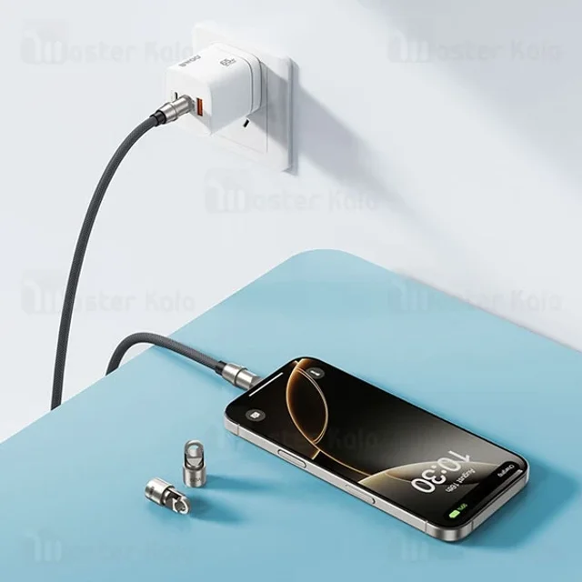 کابل Type-C به Type-C بیوا Biva C-36CC Zinc Alloy Lanyard Data Cable طول 1.2 متر توان 60 - تصویر 4