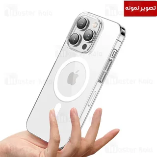 قاب محافظ مگ سیف گرین لاین آیفون Apple iPhone 14 Plus Green Lion Magsafe Delgado Clear - تصویر 3