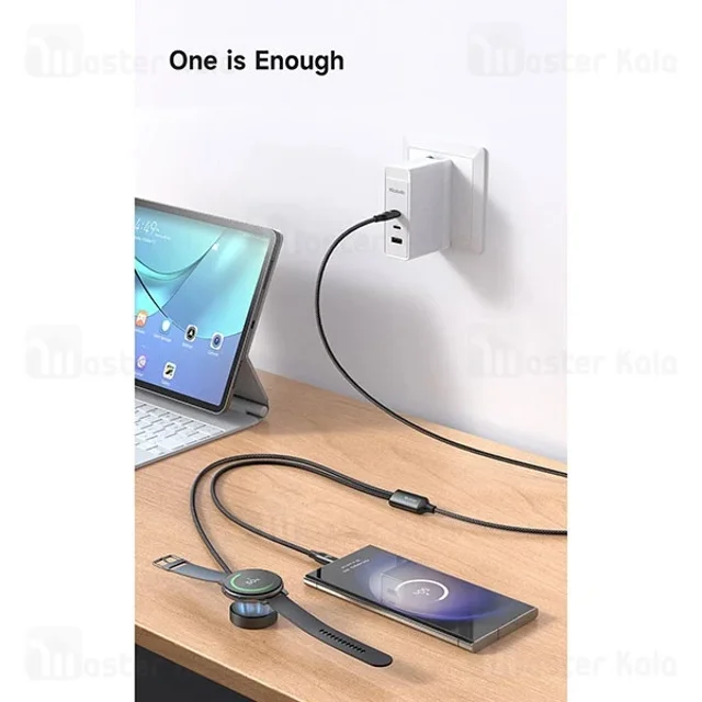 کابل Type-C به Type-C و شارژر گلکسی واچ مک دودو Mcdodo CA-421 Cable Wireless Charger توان - تصویر 6