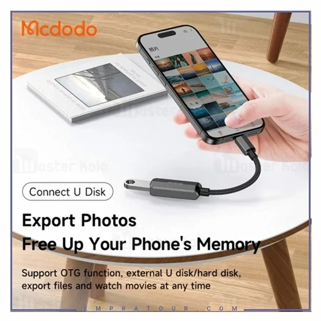 تبدیل OTG تایپ سی به USB3.0 مک دودو Mcdodo CA-2830 - تصویر 7