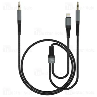 کابل انتقال صدا 2 به 1 لایتنینگ به AUX ایکس او Xo NB178A طول 1 متر - تصویر 2