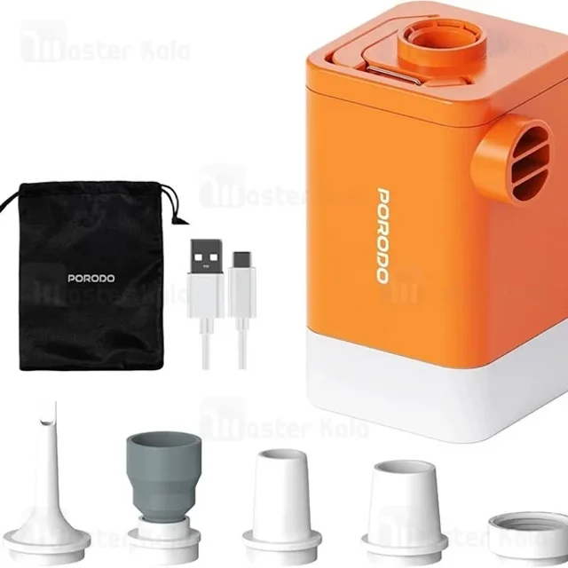 کمپرسور باد چند کاره پرودو Porodo PD-LFST041 همراه با چراغ قوه - تصویر 6
