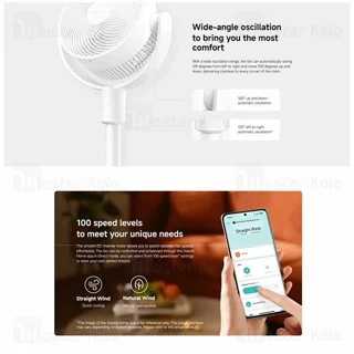 پنکه ایستاده شیائومی Xiaomi Smart Standing Air Circulation Fan BPLDS11DM - تصویر 8