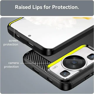 قاب فیبر کربنی هواوی Huawei P60 / P60 Pro Rugged Armor Fiber Carbon - تصویر 7