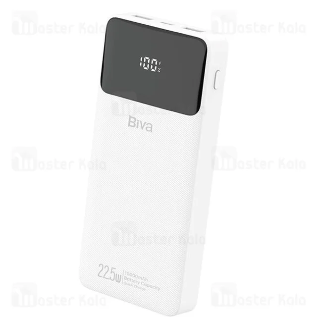 پاوربانک 10000 بیوا Biva BP-020 Power Bank Digital Display توان 22.5 وات - تصویر 3
