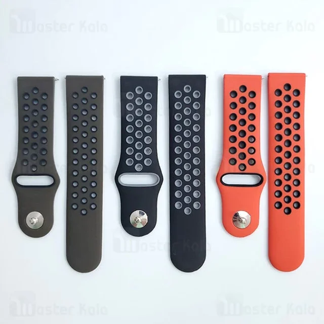 بند سیلیکونی طرح نایکی ساعت هوشمند Xiaomi Haylou Solar LS05 / RT LS05S Strap Silicone Band - تصویر 8