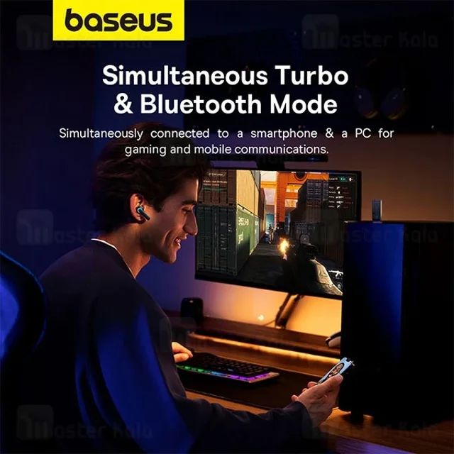 هندزفری بلوتوث گیمینگ بیسوس Baseus AeQur G10 - تصویر 7