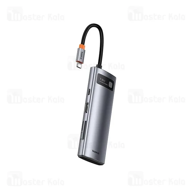 هاب 7 پورت بیسوس Baseus Metal Gleam B00030708811 توان 100 وات - تصویر 2