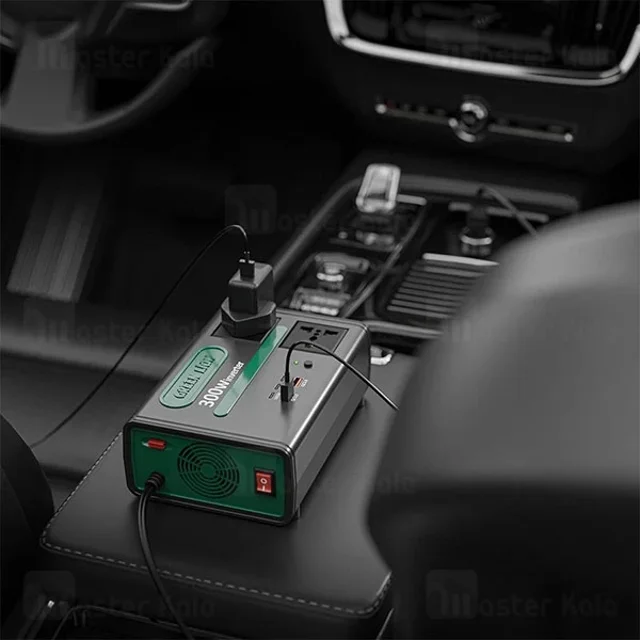شارژر فندکی و چند راهی برق خودرو گرین لاین Green Lion GC-300 توان 300 وات - تصویر 3