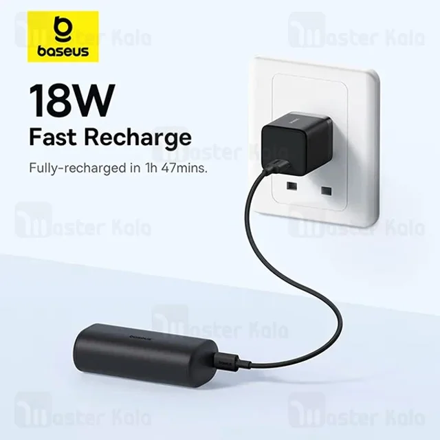پاوربانک 5000 بیسوس Baseus P10068307113 توان 20 وات همراه با کانکتور لایتنینگ - تصویر 7