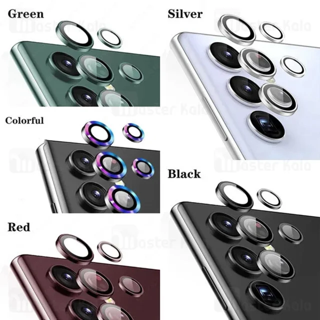 محافظ لنز فلزی دوربین سامسونگ Samsung Galaxy S22 Ultra Lens Shield - تصویر 4