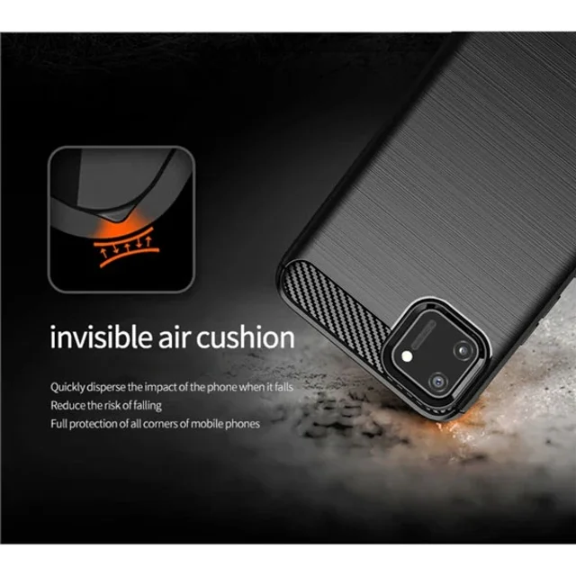 قاب فیبر کربنی ریلمی Realme C11 Rugged Armor Fiber Carbon - تصویر 3